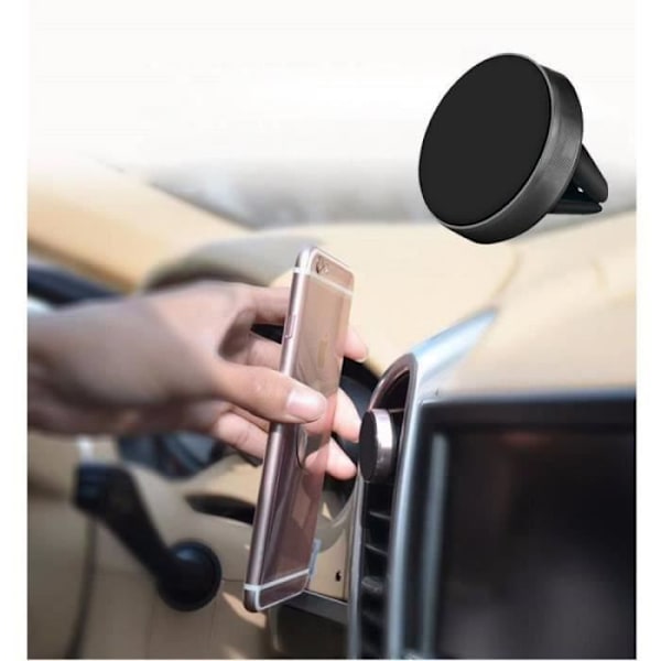 BTH00621-Universal Magnetisk Biltelefon Holder Air Vent - Sort