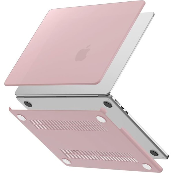 Skal Kompatibel med MacBook Air 13,6 Tommer M4 M3 M2 2025-2022 Udgivelse A3240 A3113 A2681, Beskyttelsesetui Hård Skal, Lyserød Färg: Rosa
