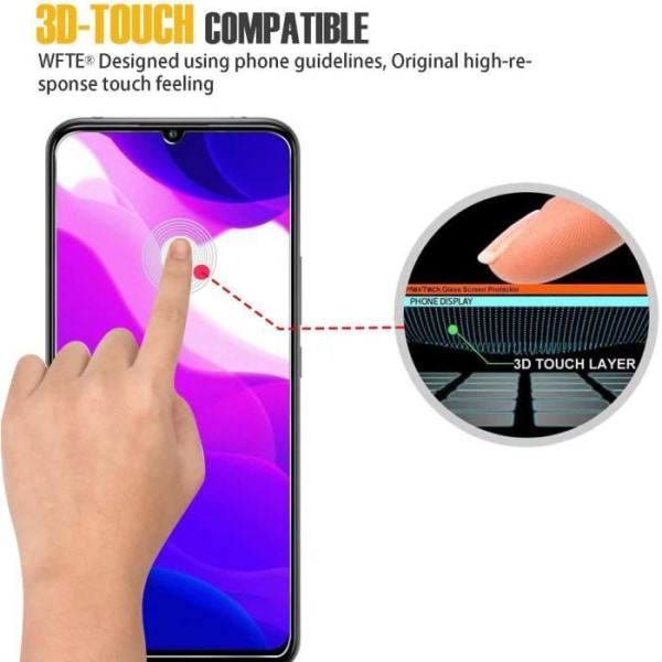 Beskyttelsesfilm til Xiaomi Mi 10 Lite 5G, 9H hårdhed, HD Ultra Transparent, Anti-ridse, Anti-Oil, Hærdet glas til Xiaomi Mi