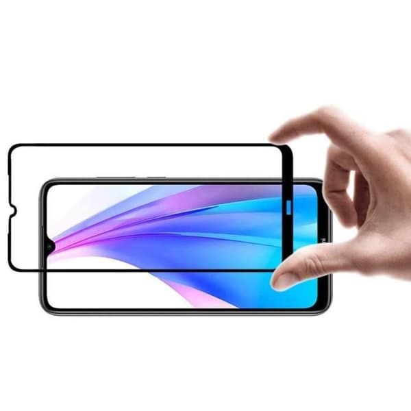 Skyddsfilm - Toproduits® - Xiaomi Redmi Note 8T - Härdat glas - 2-pack - Repåresistent Svart