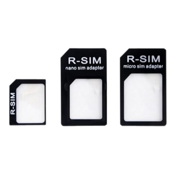 Nano SIM till Micro SIM till SIM-adapter och vice versa