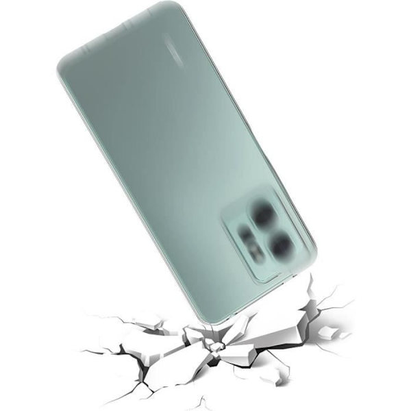 Skydd och Härdat Glas - Xiaomi - Redmi Note 12 - Stöttålig - Transparent Silikon - Unisex Transparent