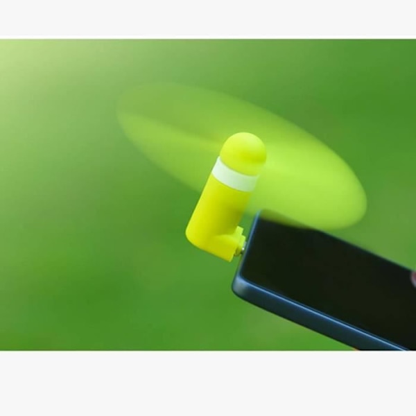 Mini USB-bordventilator - E.F.CONNECTION - Android - Grøn Grön