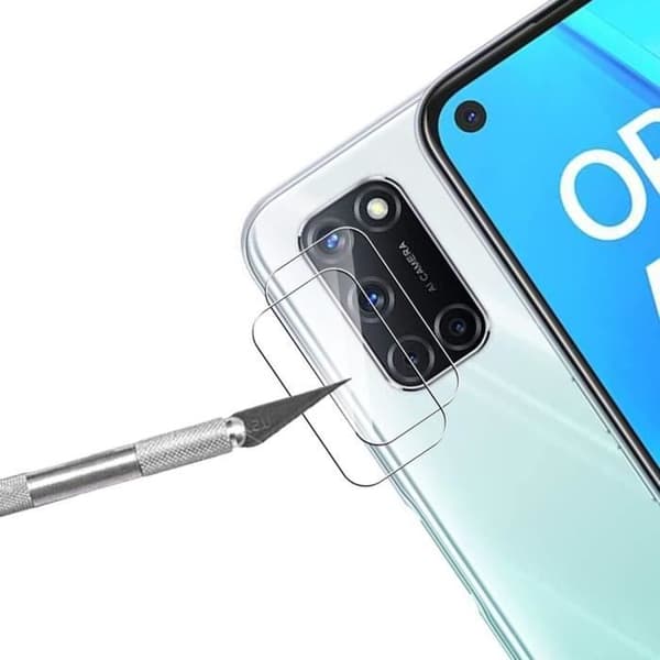 Kameraskydd i härdat glas för OPPO A52 - E.F.CONNECTION - Set med 2 - Transparent Transparent