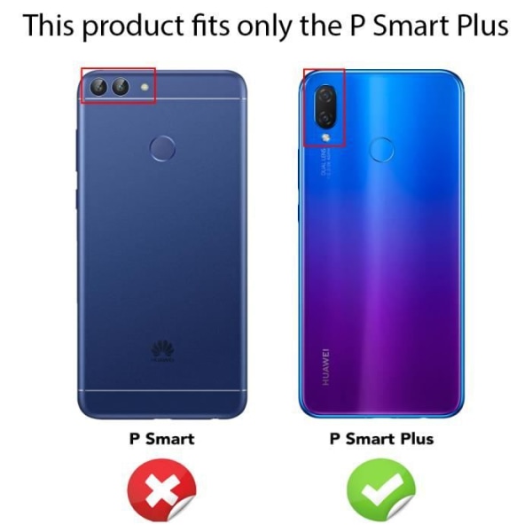 Skyddsfodral för Huawei P smart Plus, Silikonskyddsfodral Stötsäkert fodral Högkvalitativt anti-skrapa från NALIA