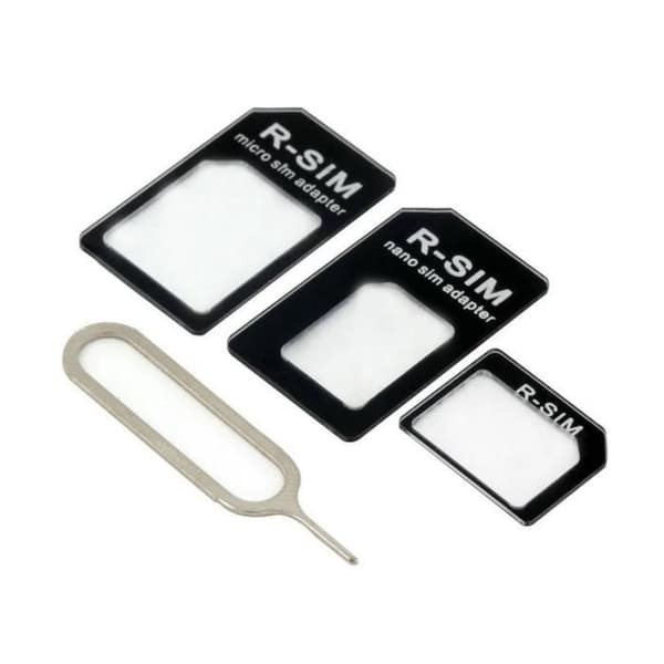 3 i 1 SIM-kortadapter för WIKO View 5 Plus Smartphone Micro-SIM Nano-SIM Universal