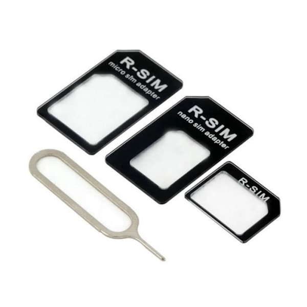 3 i 1 SIM-kortadapter til WIKO View 5 Plus Smartphone Micro-SIM Nano-SIM Universal
