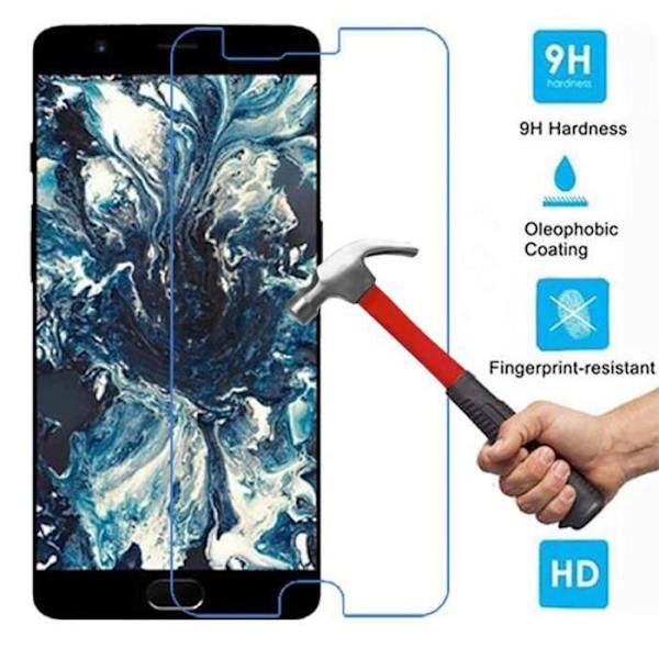 Til OnePlus 5 Five 2.5D Premium hærdet glas skærmbeskytter cover F0440A