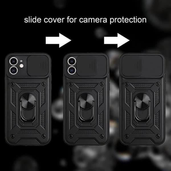Coque - Xiaomi - Redmi 9A - Svart - Stötsäker - 360° Stöd Svart