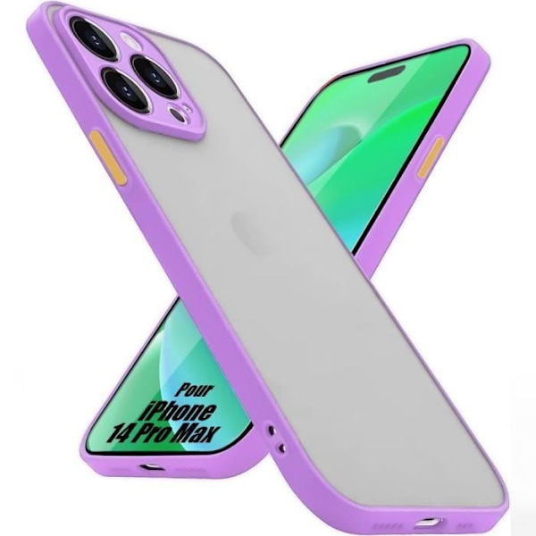 Skal till iPhone 14 Pro Max Ultra Resistant Protection Matt Silikon - Lila Lila