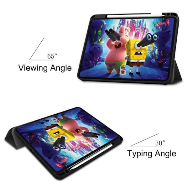Fodral för iPad Pro 12.9 2020 [iPad Pro 12.9" 4:e generationen] Ultratunnt skyddande fodral skal iPad Pro 12.9 2020, svart