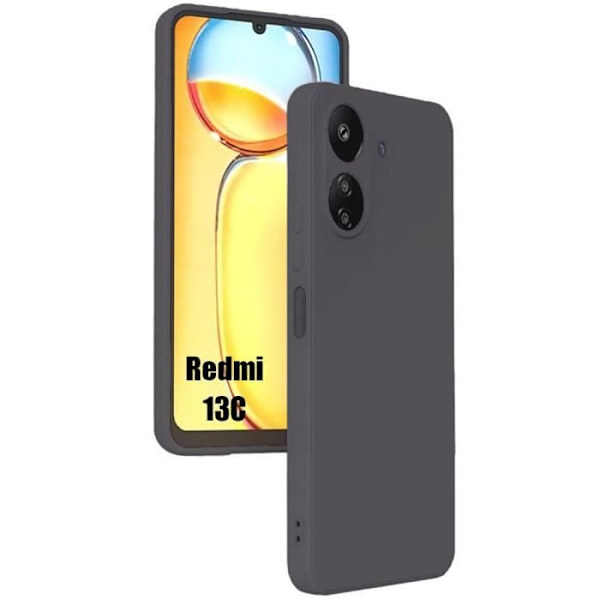 Coque - Xiaomi - Redmi 13C - Ultra Slim - Stødabsorberende - Anti-ridser Svart