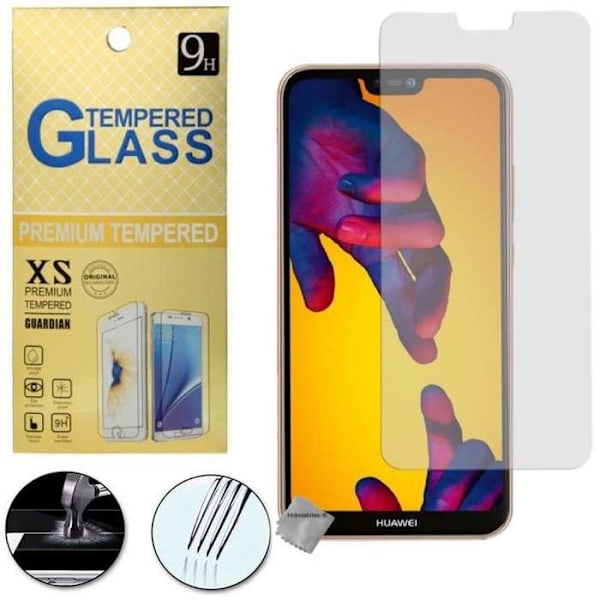 Transparent fönsterskyddsfilm i härdat glas för Huawei P20 Lite Transparent