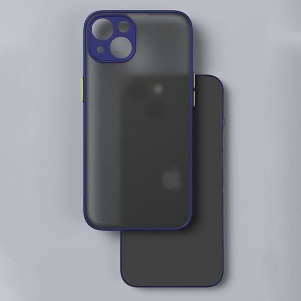 Coque - E.F.CONNECTION - för iPhone 15 Plus - Stötabsorberande - Repåtsändig - Ultratunn marinblå