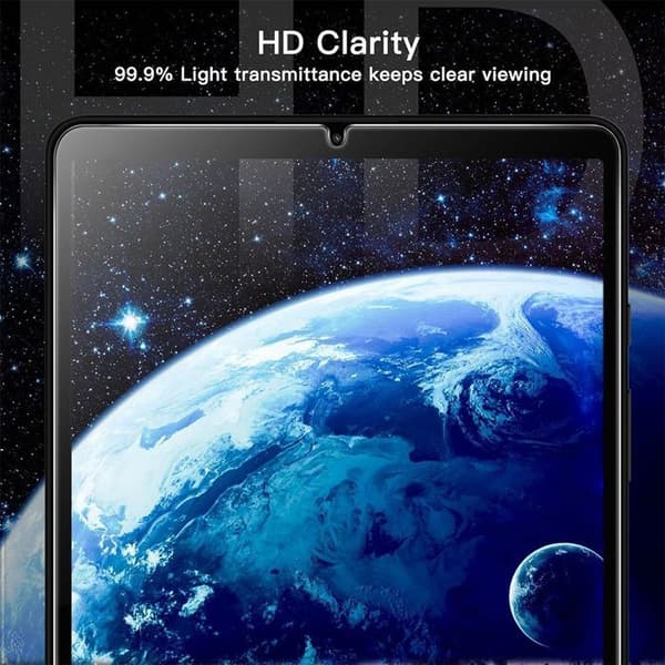 Härdat Glas - E.F.CONNECTION - för Samsung Galaxy Tab A9 / A11 - Repellerande Skydd - Stötsäker 9H - Lätt Installation