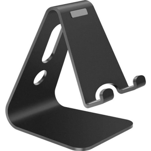 Mobiltelefonhållare, Universal Desktop Hållare i aluminium - Svart
