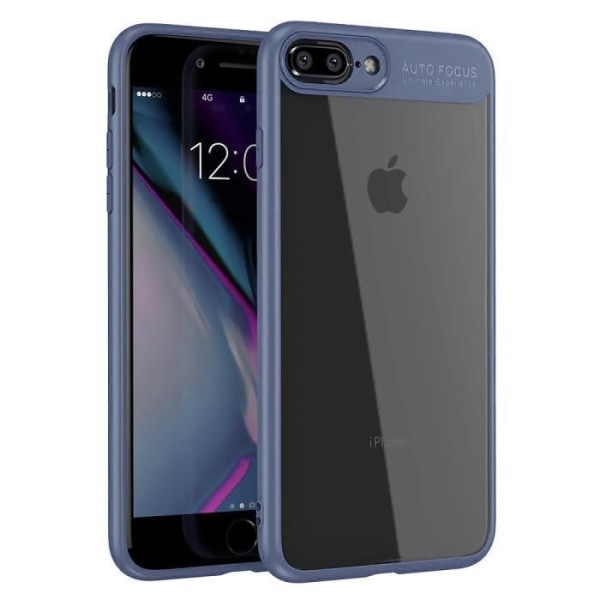 Skyddande Skal - iPhone 8 Plus - Silikon - Mörkblå - Stötabsorberande - Hög Kvalitet Mörkblå