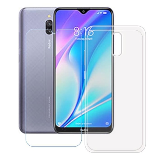 Skyddsfodral - DG - Xiaomi Redmi 9C - Transparent - Härdat glas - 0,3 mm tjockt Transparent