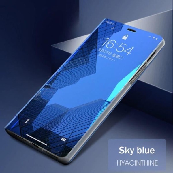 Coque - Xiaomi - Redmi 12 - Blå - Clear View - Anti-ridser beskyttelse Blå
