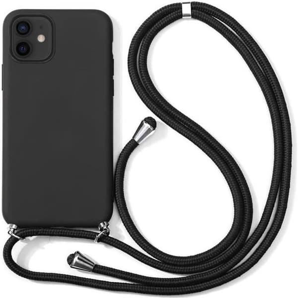 Universellt Nackskydd - för iPhone 11 - Svart - Mjuk - Stötsäker - Repåtsäker Svart