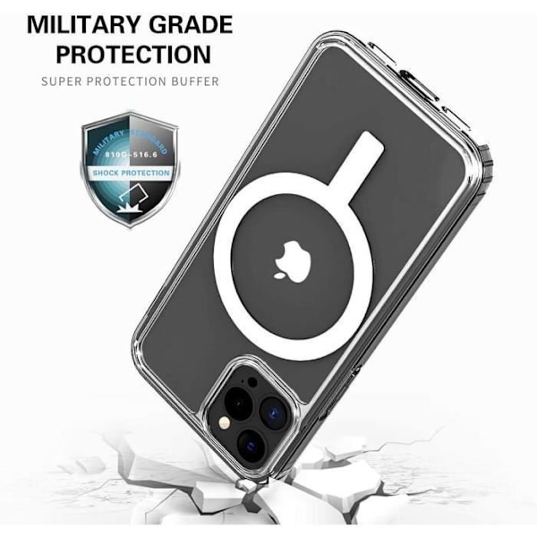 Coque - E.F.CONNECTION - iPhone 13 - Transparent - Mjuk - 6,1 tum Transparent