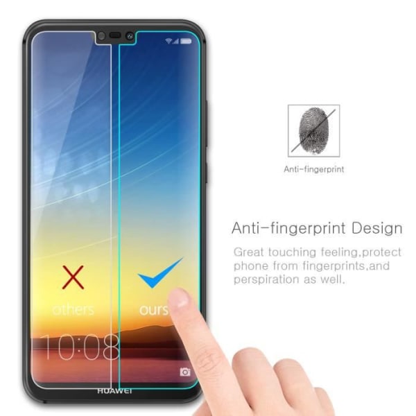 [ 2 stk ] Til Huawei P20 Lite 5,84" hærdet glas skærmbeskytter glasfilm [Ultra tynd] brudsikker stødsikker ] til Acer