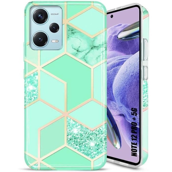 Fodral till Xiaomi Redmi Note 12 Pro Plus 5G Protection Ultra Tunt Tunt Lättvikt Mjuk Turkos