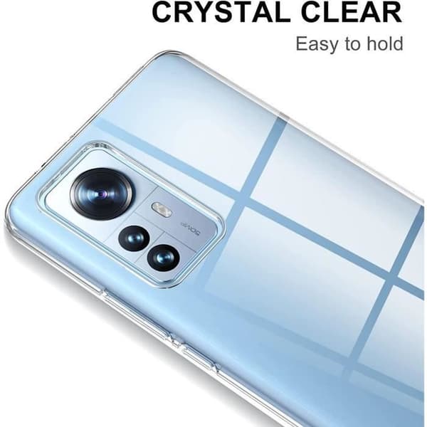 Coque - E.F.CONNECTION - för Xiaomi 12 Pro - Stötresistent - Repellerande - Ultra tunn - Transparent Transparent