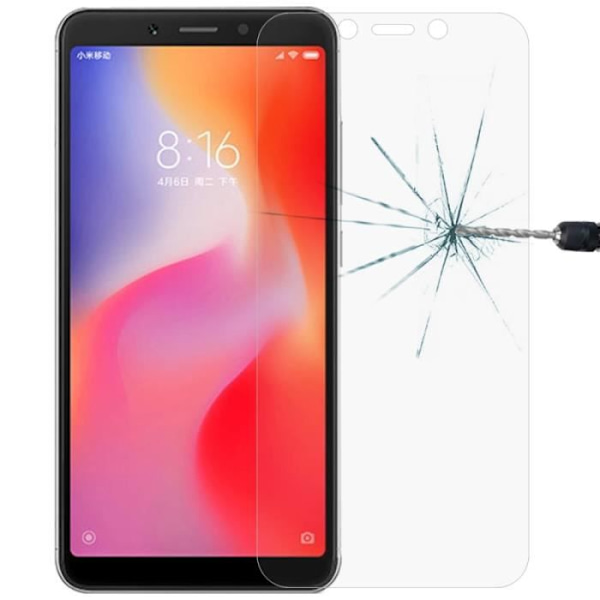 Hærdet glas til Xiaomi Redmi 6 film i 0,26 mm 9H 2,5D Andet