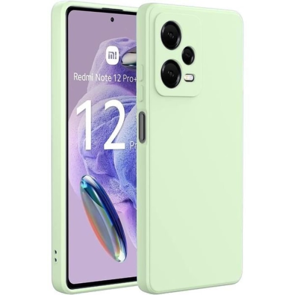 Fodral till Xiaomi Redmi Note 12 Pro+ 5G - Note 12 Pro Plus 5G - Skydd Silikon Tunn Lättvikt Effektiv Stötsäker Grön