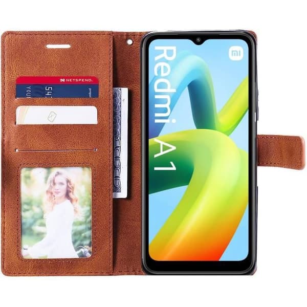 Coque - Xiaomi - Redmi A1/A2 - Brun - Skydd 360 Grad - Rep-säker kastanj