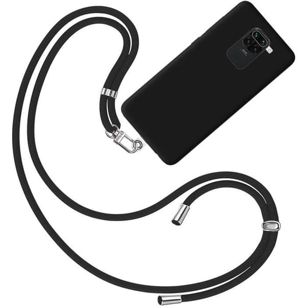 Skyddsfodral - E.F.CONNECTION - Redmi Note 9 - Flexibelt - Stötskydd - Svart Svart