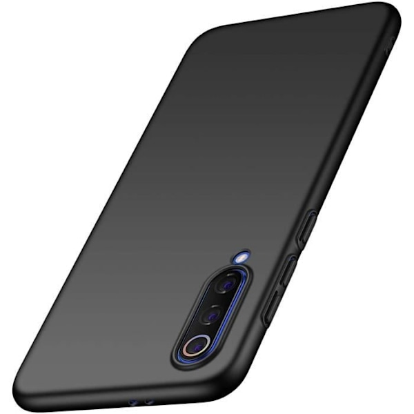 Xiaomi Mi 9 Se Case [Matte Series] Elastisk ultratyndt design og stødabsorberende etui til Xiaomi Mi 9 Se (Smooth Black)