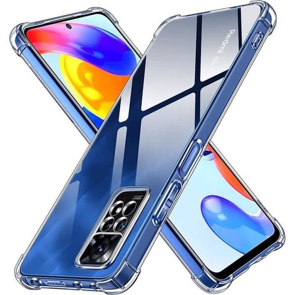 Skydd för Redmi Note 11 Pro - E.F.CONNECTION - Silikon - 4 Förstärkta Hörnfickor - Ultra Slim Transparent Transparent