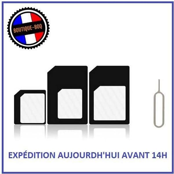 SIM-KORTADAPTERAR 3 i 1 NANO SIM / MICRO SIM / STANDARD SIM Universal
