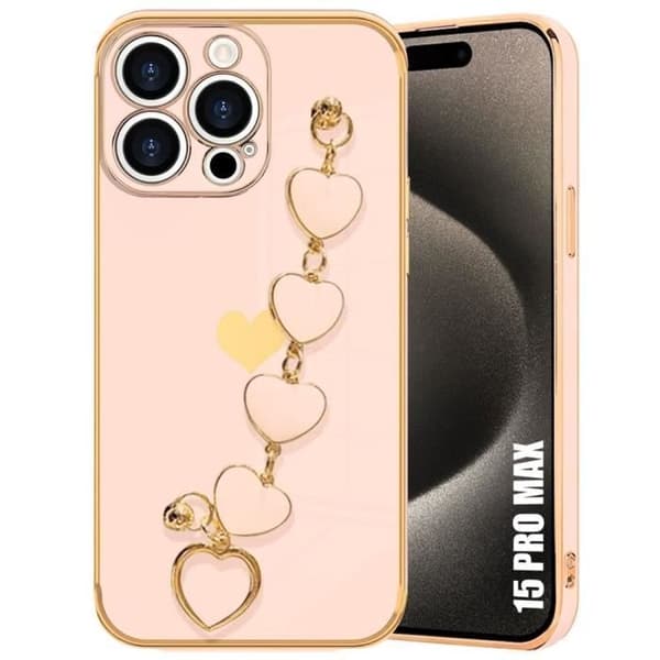 Coque - Lyx - för iPhone 15 Pro Max - TPU Rosa - Stötsäker - Ultra Tunn Rosa