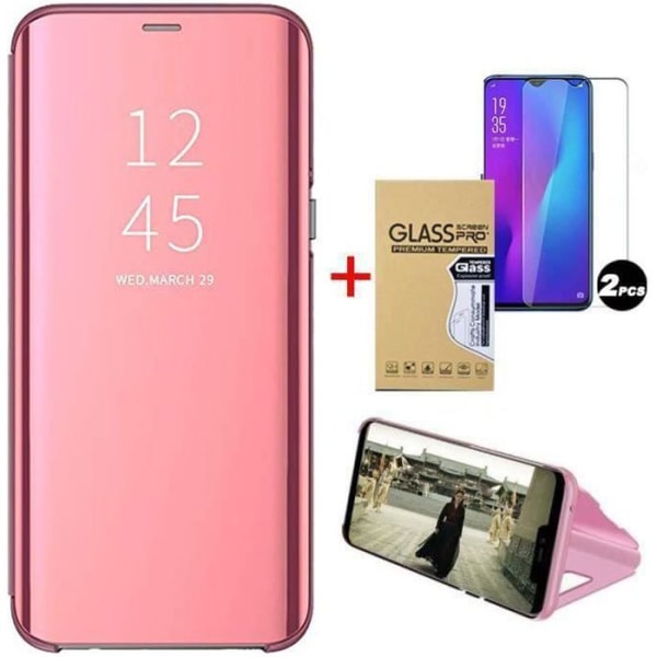 Cover - Xiaomi - Redmi 9C - Læder - Blødt - 360° fuld beskyttelse Rose guld