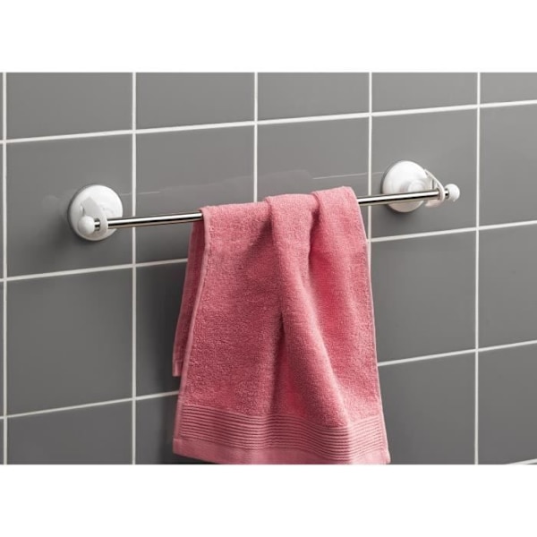 Handdukshållare - L3C - Metall - Modern - Design - Silver - 47 x 8 x 6.5 cm Pengar