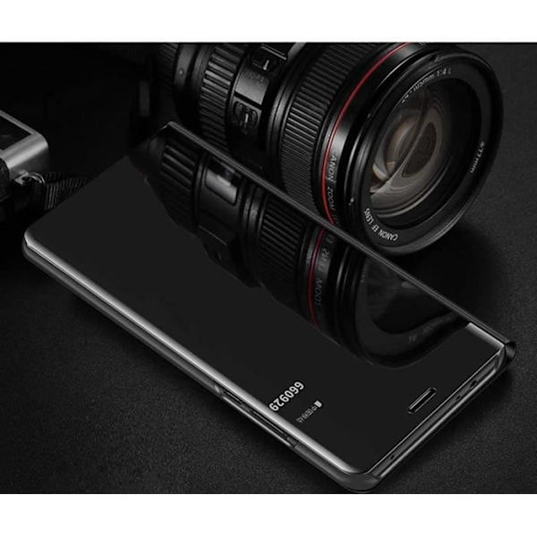 Xiaomi Redmi 9C Fodral, Xiaomi Redmi 9C Fodral Glitter Clear View Fodral Spegel Spegel Makeup Fodral Läderfodral Cover CoverNS