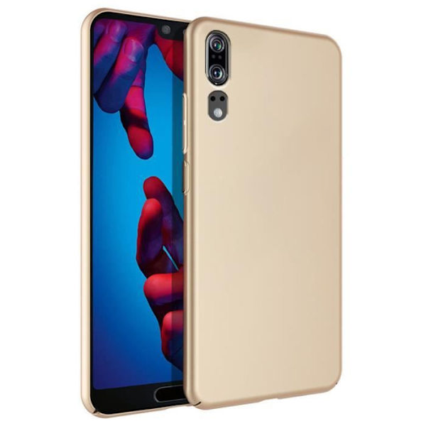 Coque - SECONDLYN - Huawei P20 - Ultra-tunn - Fläckbeständig - Hård Matt Guld