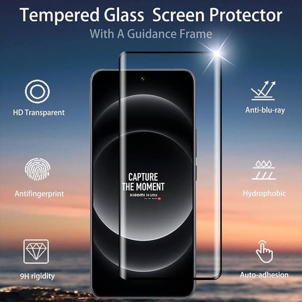 Härdat Glas - Xiaomi - 14 Ultra - Stöttålig - Rep-resistant - 2 Stycken Transparent
