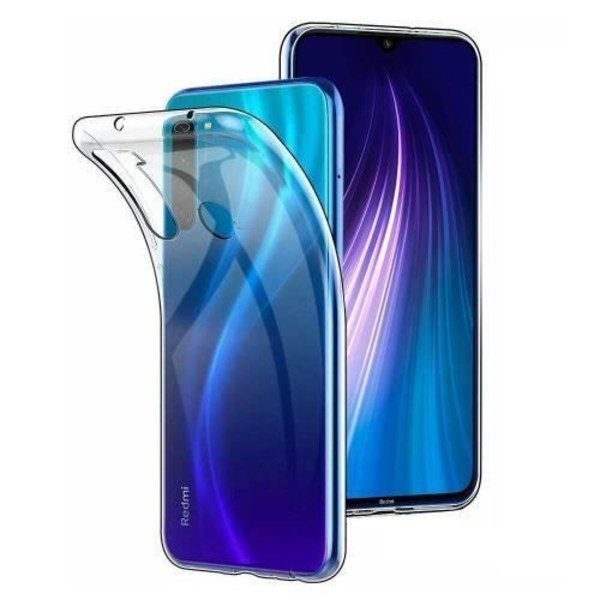 Skyddsfodral för Redmi Note 8 - E.F.CONNECTION - Mjuk - Transparent - Högresistans Anti-Shock Transparent