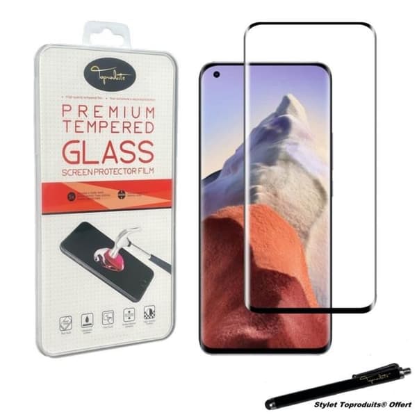 Skyddsglas - Toproduits® - Xiaomi Mi 11 - Härdat glas - Full 3D-täckning - Repbeständig