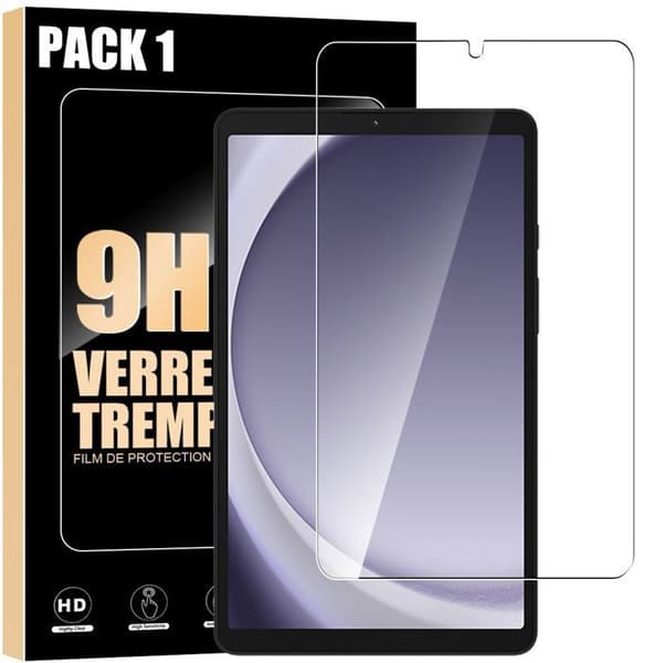 Härdat Glas - E.F.CONNECTION - för Samsung Galaxy Tab A9 - 8,7 Tum - Repfri - Stötsäker - Transparent
