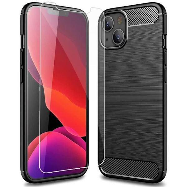 Coque - Silikone - iPhone 13 - Sort - Blød - Ridsbestandig Svart