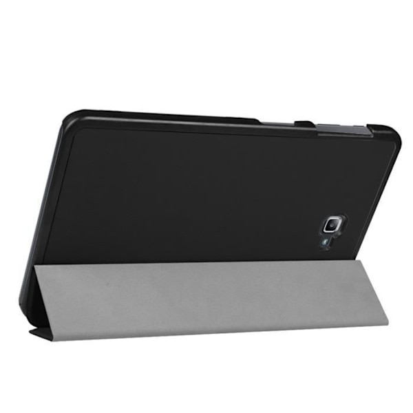 Fodralfodral för Samsung Galaxy Tab A 10,1" T580 Black PU Läder Tablettfodral med ställ Svart skyddande skal