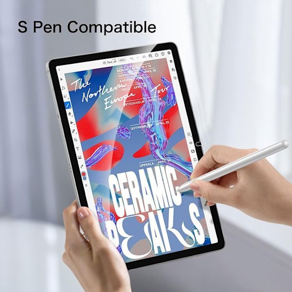 Härdat Glas för Samsung Galaxy Tab S9 (11 Tum) - Represistent Stötbeständig 9H