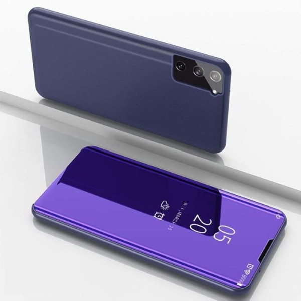 Fodral för Redmi Note 10Pro 4G (6,67") härdat glas medföljer Trendig design Spegeleffekt Anti-chock förstärkt skydd Lila