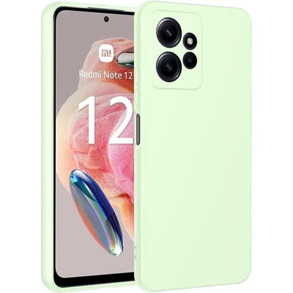 Coque - Xiaomi - Redmi Note 12 4G - Silikon - Stötsäker - Slim - Matt Grön Grön