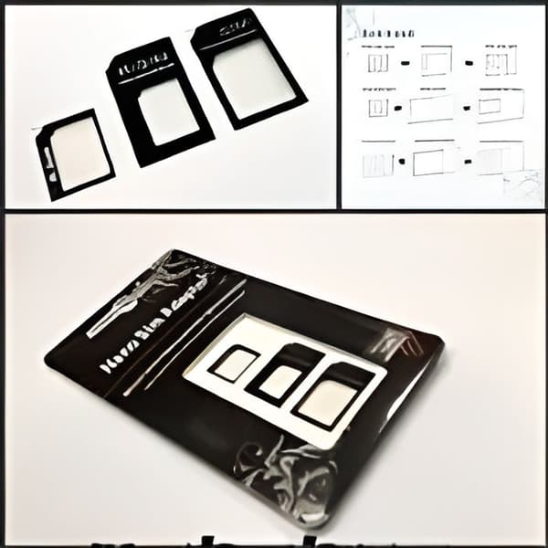 Universal Sim Card Adapter Pack Micro Sim och N